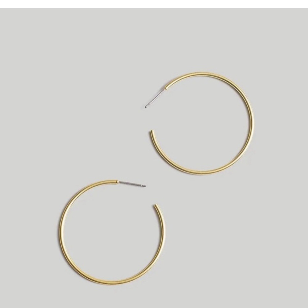 New madewell hoops earring